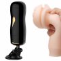Dwustronny masturbator z wibracją B Series Fox czarny USB - 18